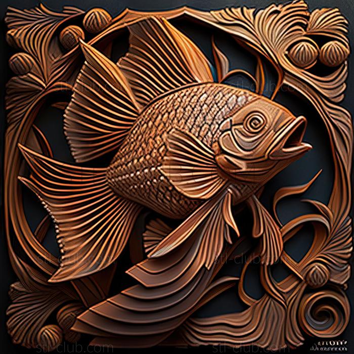 3D model st Kaliko varietet fish (STL)